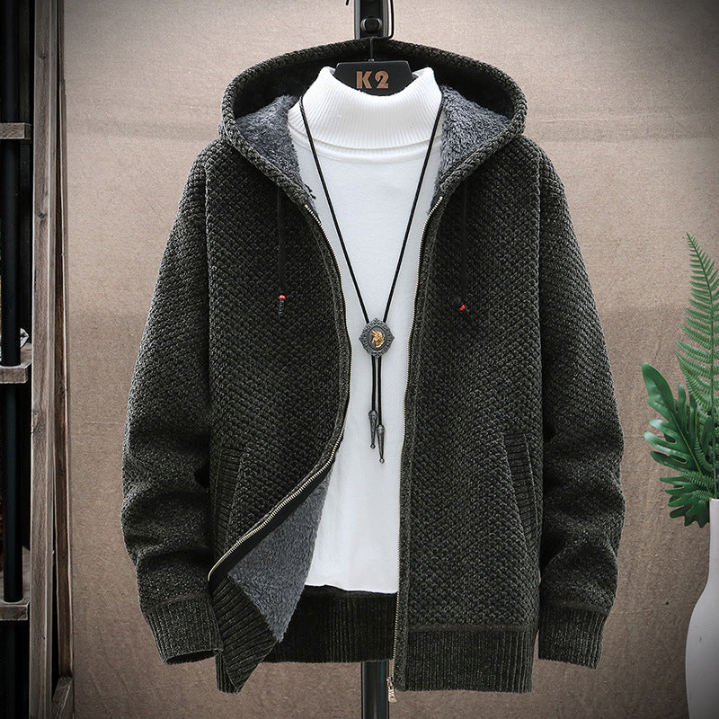 Damen gemütliche Kapuzenjacke mit weichem Innenfutter und innovativem Schnitt Amawinc