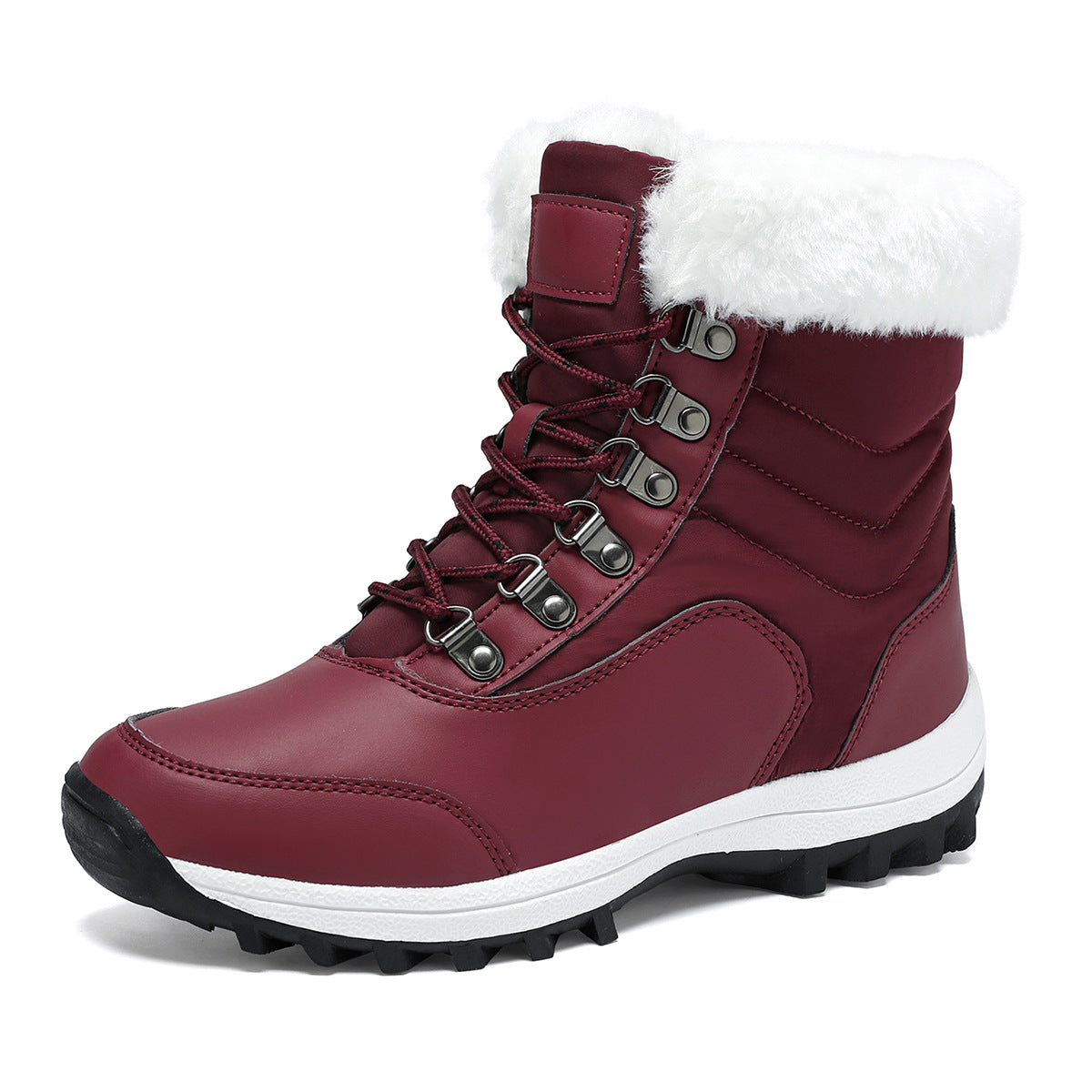 Damen Wasserfeste Winterstiefel mit Kuschelfutter Amawinc