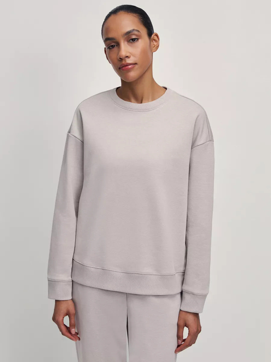 Damen Bequemer Oversized Sweatpullover mit lässigem Schnitt Amawinc