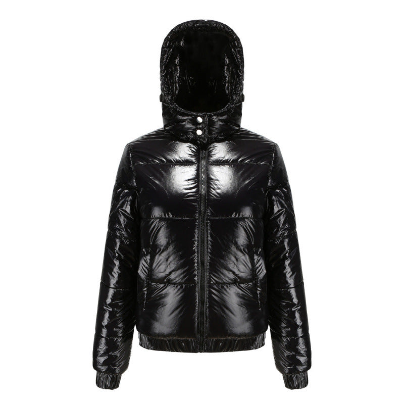 Damen glänzende Winterjacke Amawinc