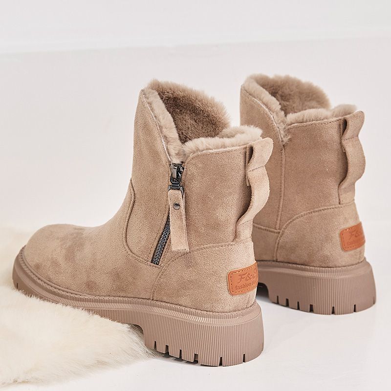 Damen modische Winterboots mit weichem Innenfutter und robustem Profil Amawinc