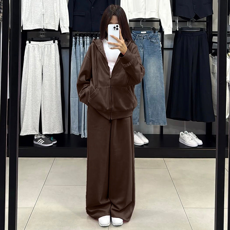 Damen bequemer und stylischer Kapuzenset Amawinc