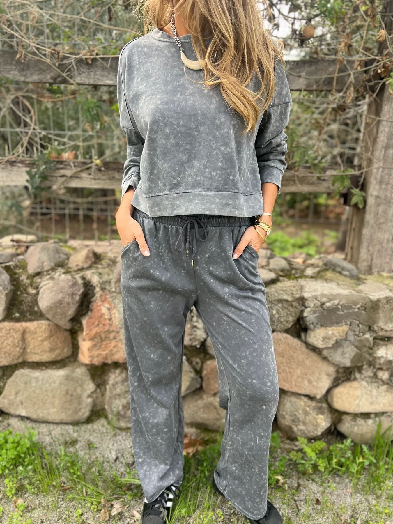 Damen Hochwertiges und gemütliches Sweatsuit Amawinc