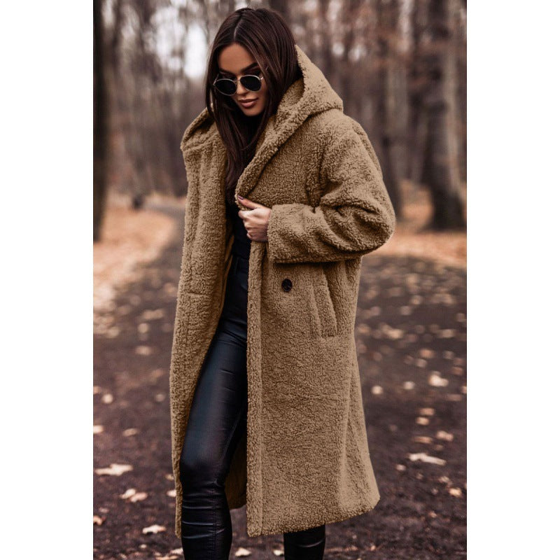 Damen Kuscheliger Oversized-Mantel Amawinc