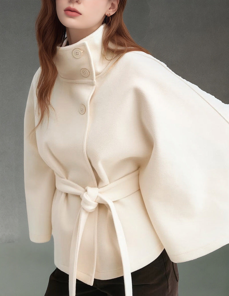 Damen modischer Kapuzenmantel Amawinc