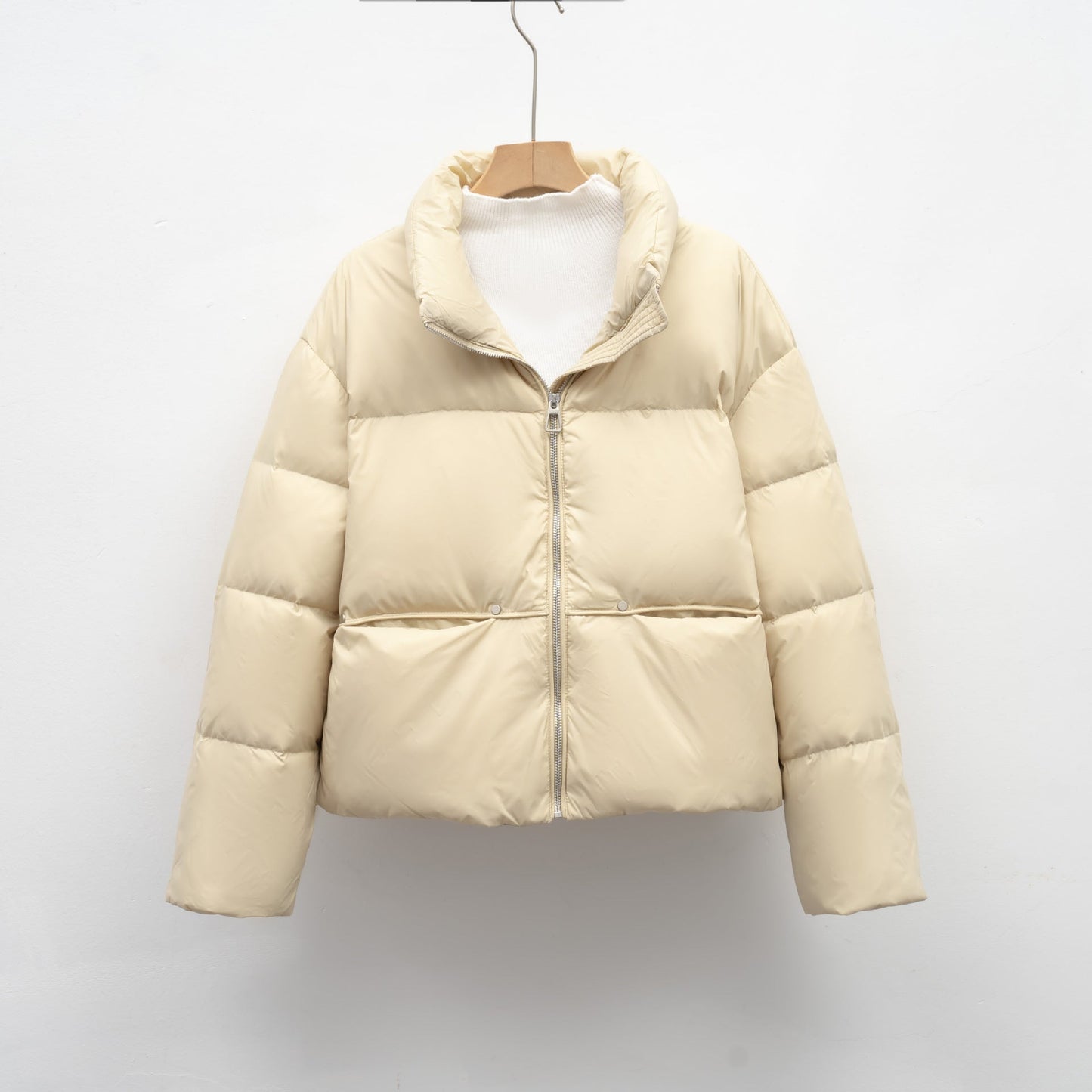 Damen hochwertige Steppjacke mit kurzem Schnitt Amawinc