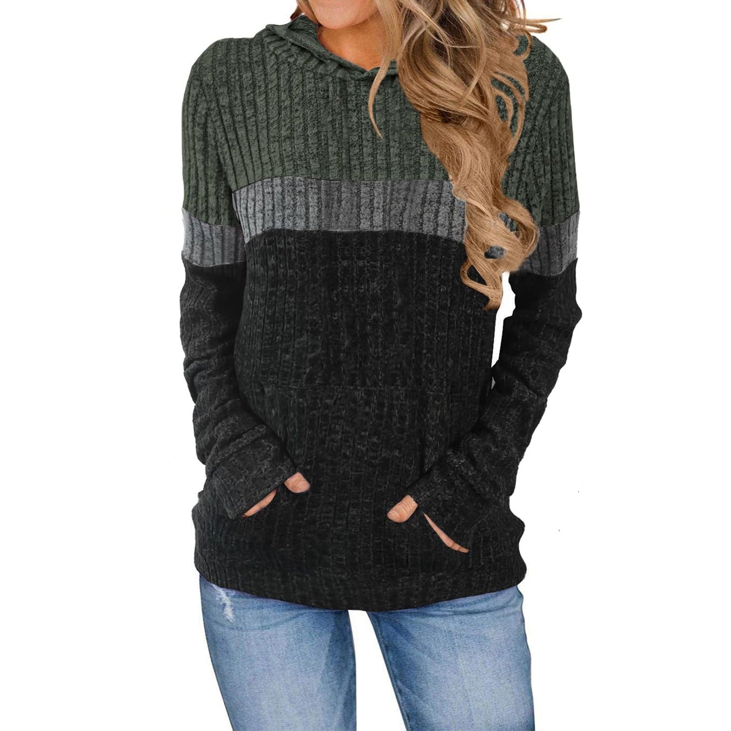 Damen Kapuzenpullover Amawinc