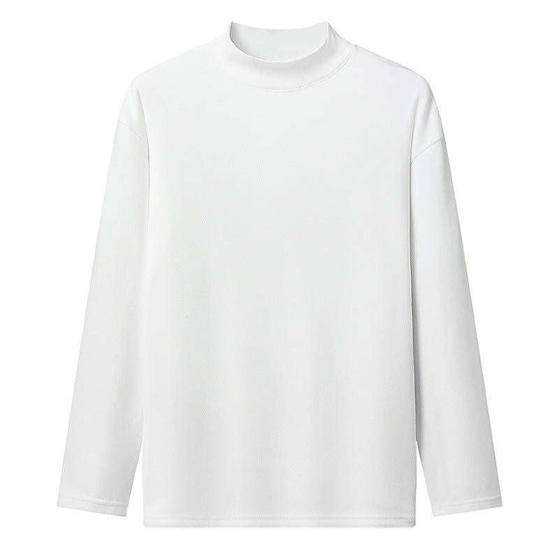 Damen Stehkragen Langarmshirt aus hochwertigem Material Amawinc