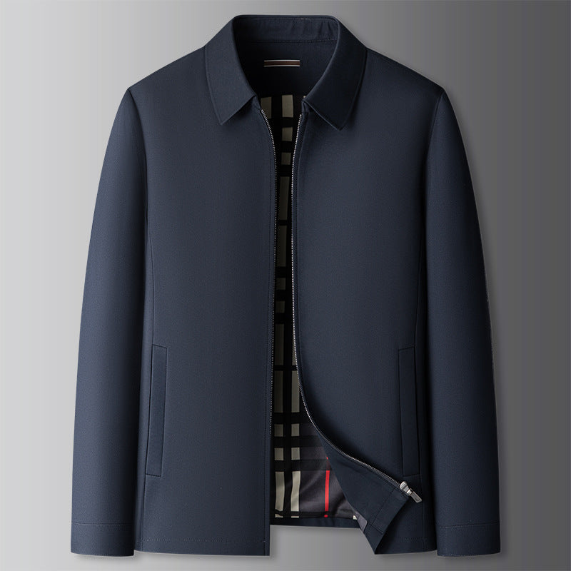 Adolfo Conti Veste Windbreaker Classique Déperlante Léger Fermeture Éclair Incontournable Printemps Moderne