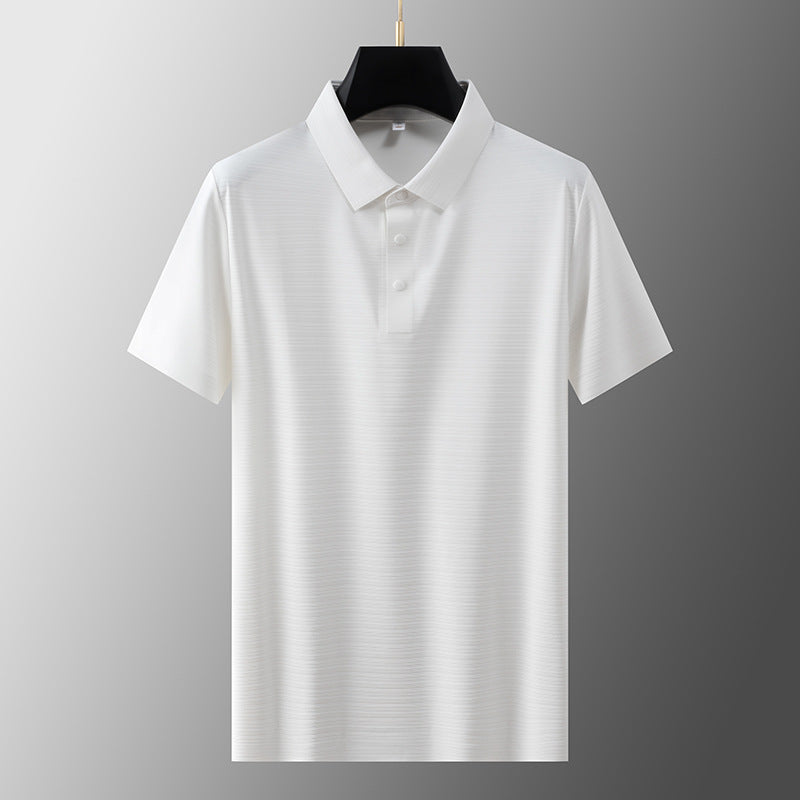 Polo Veracruz Ice Silk Coupe Classique Respirant Léger Avec Texture Subtile Et Lavable En Machine