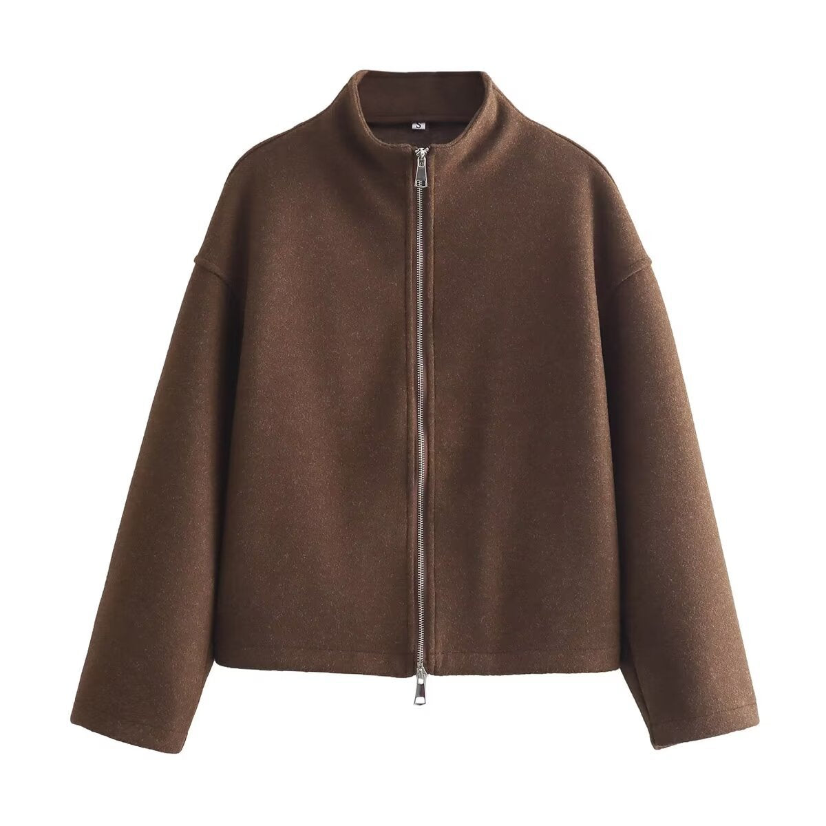 Damen lässige Steppjacke mit hohem Kragen und praktischen Taschen Amawinc