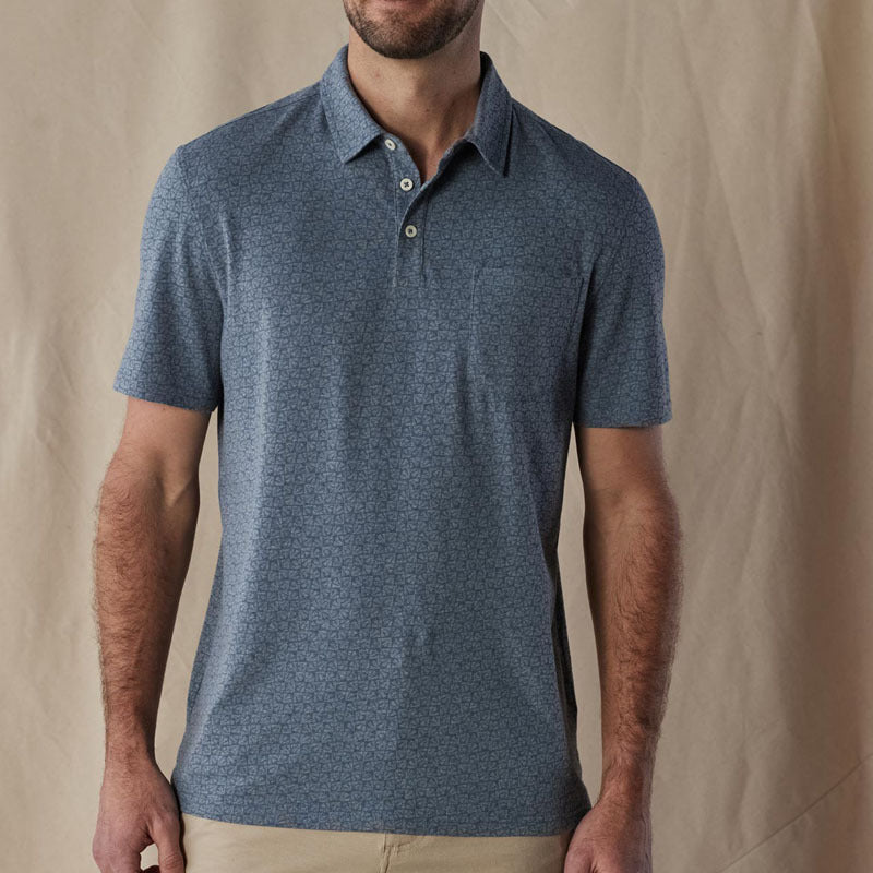 Polo Homme Nordisk Flair En Mélange De Coton Coupe Regular Manches Courtes Poche Poitrine