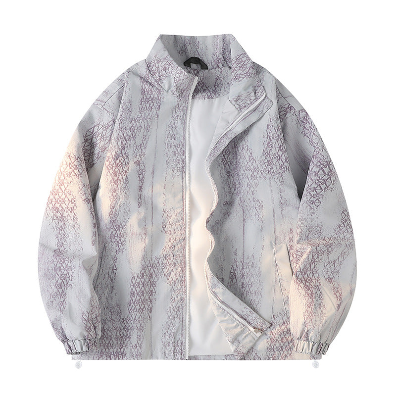 Damen Leichte Windjacke mit elastischen Bündchen von Amawinc