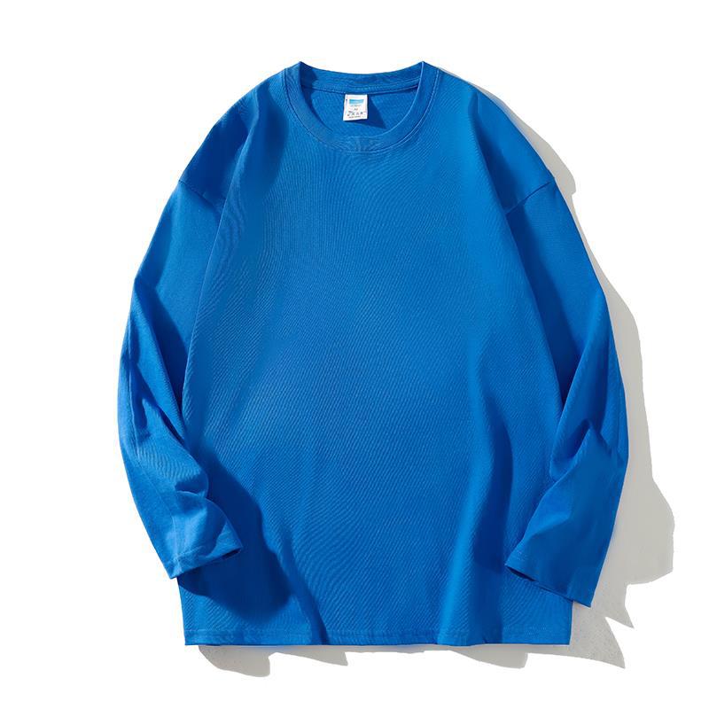 Damen vielseitiges Langarm-T-Shirt aus hochwertiger Baumwolle Amawinc