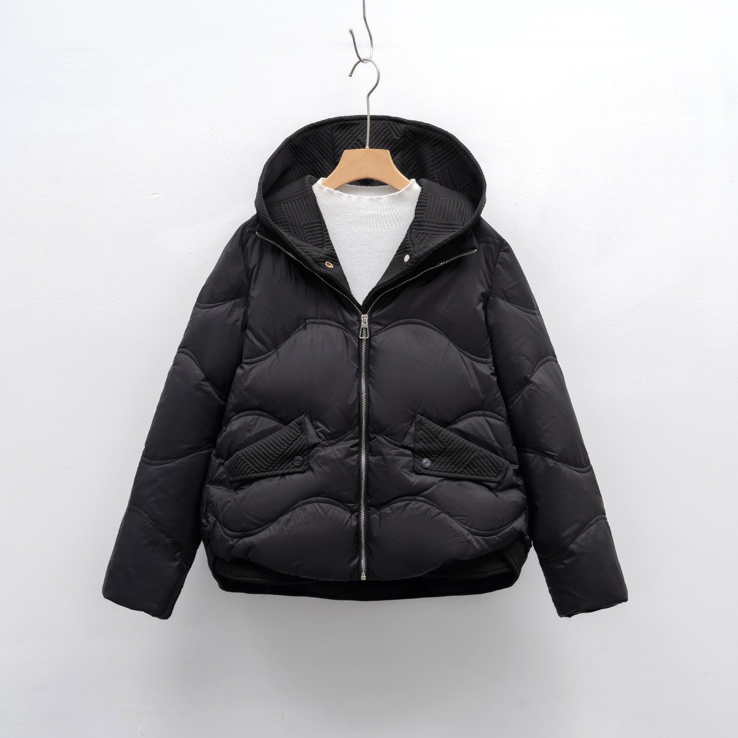 Damen Daunenjacke mit verstellbarem Kragen Amawinc