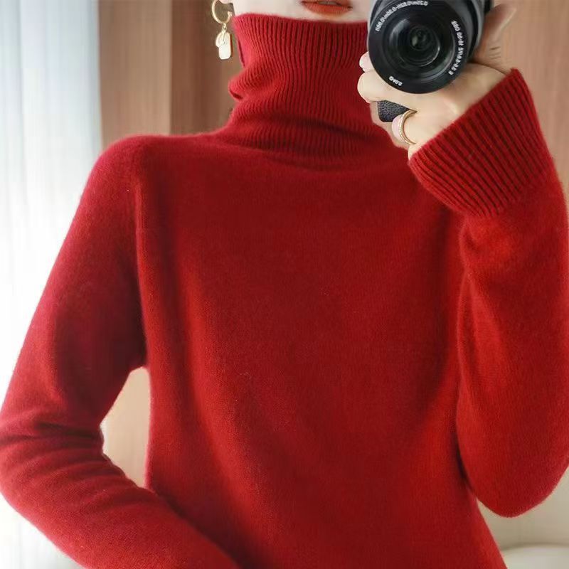 Damen Rollkragenpullover aus weichem Amawinc