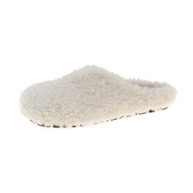 Damen Flauschige Hausschuhe mit rutschfester Sohle und weichem Innenfutter Amawinc