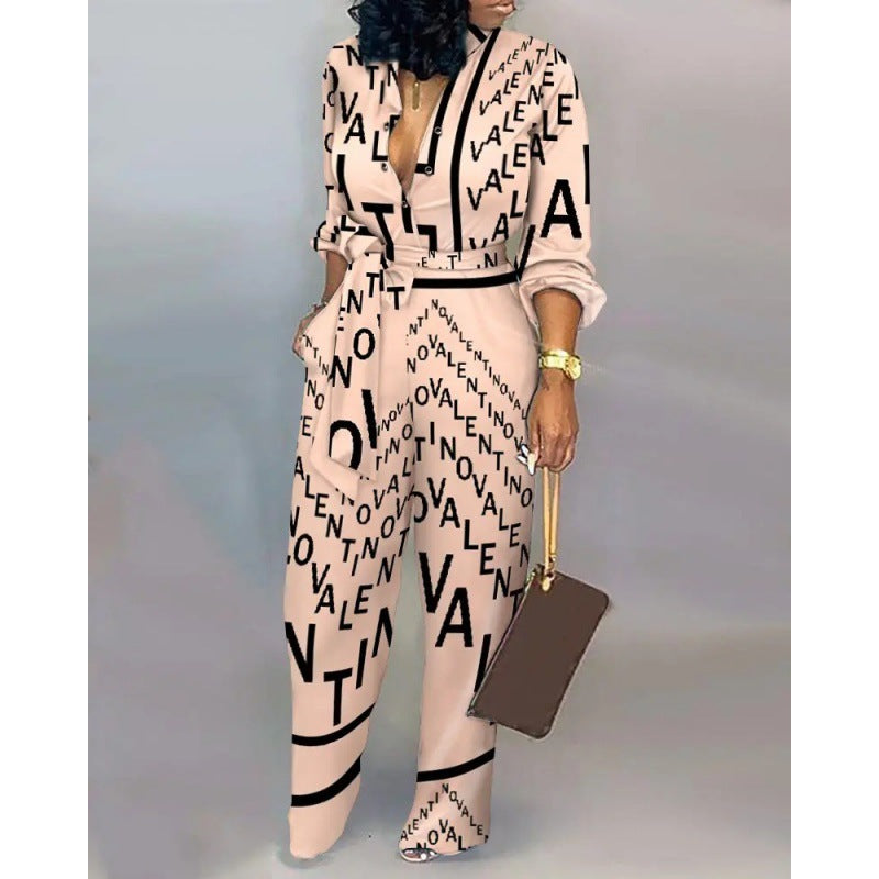 Damen Denim Jumpsuit mit modischem Patchwork-Design und praktischen Taschen Amawinc