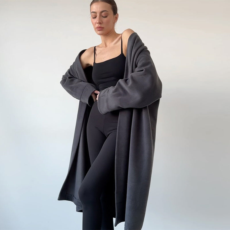 Damen Kuscheliger Oversize-Mantel Amawinc