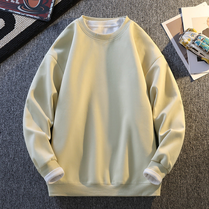 Damen Komfortabler Sweatshirt mit kontrastierenden Ärmeln Amawinc