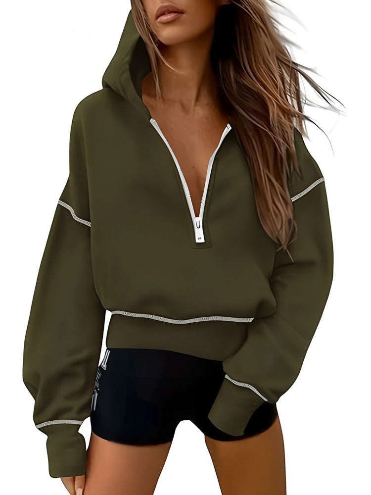 Damen Sportliche Kapuzenpullover Amawinc