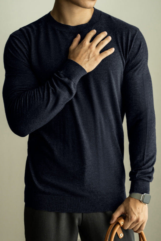 Chemise En Soie Mélangée À Manches Longues Respirante Et Polyvalente Pour Un Style Décontracté Et Classique