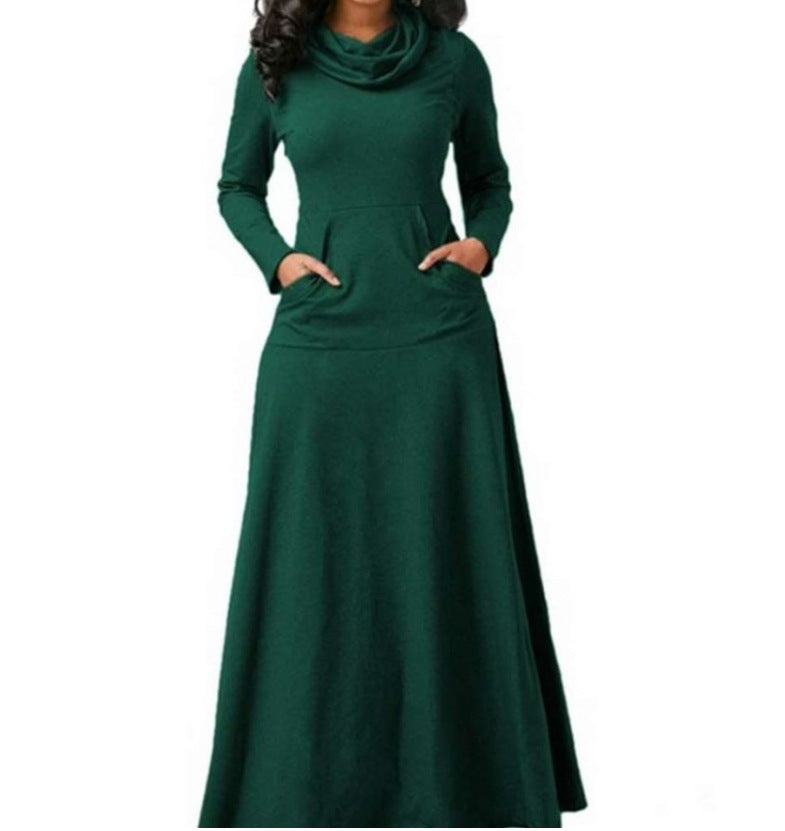 Durchsichtiges, fließendes Abendmaxikleid von Fudus