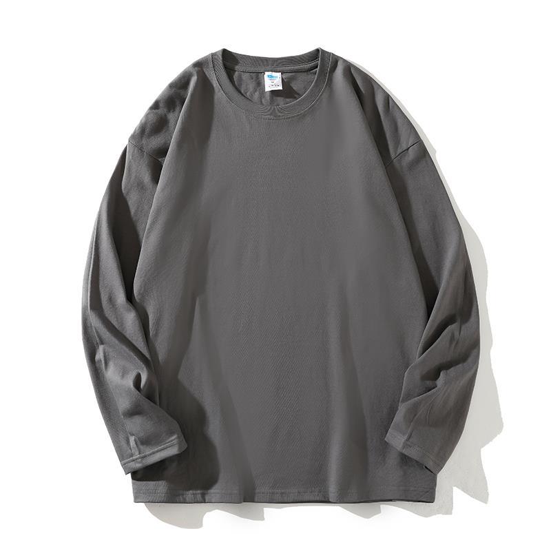 Damen vielseitiges Langarm-T-Shirt aus hochwertiger Baumwolle Amawinc