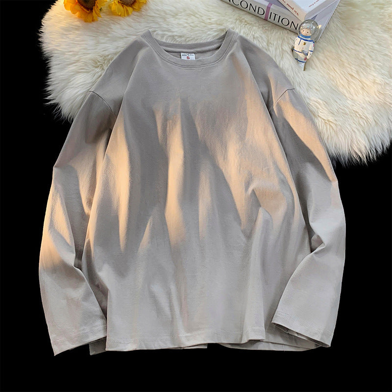 Damen Lässiges Langarmshirt aus hochwertiger Baumwolle Amawinc