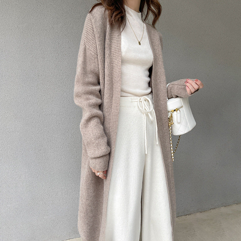 Damen Strickcardigan mit lässigem Schnitt und praktischen Taschen Amawinc