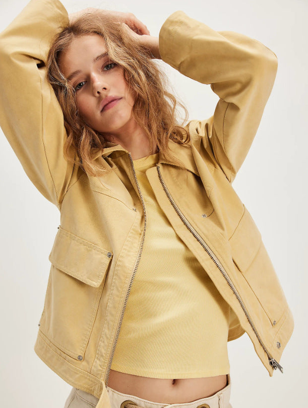 Damen Leichte Utility-Jacke Amawinc