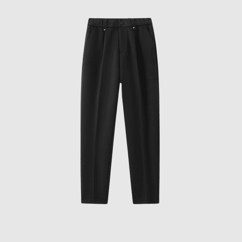 Pantalon Confort Élite François Blanchet En Mélange Coton Lin Pour Hiver Chaud Et Confortable