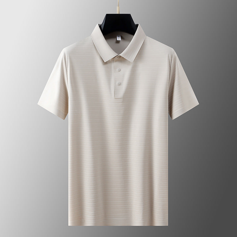Polo Veracruz Ice Silk Coupe Classique Respirant Léger Avec Texture Subtile Et Lavable En Machine