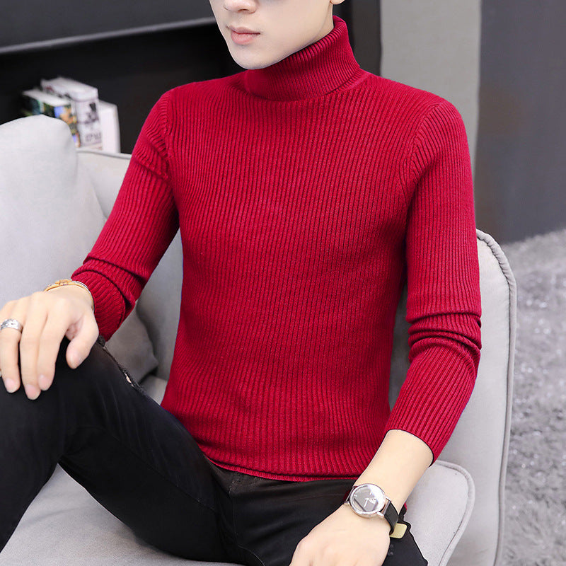 Damen modischer Rollkragenpullover aus weichem Strick Amawinc