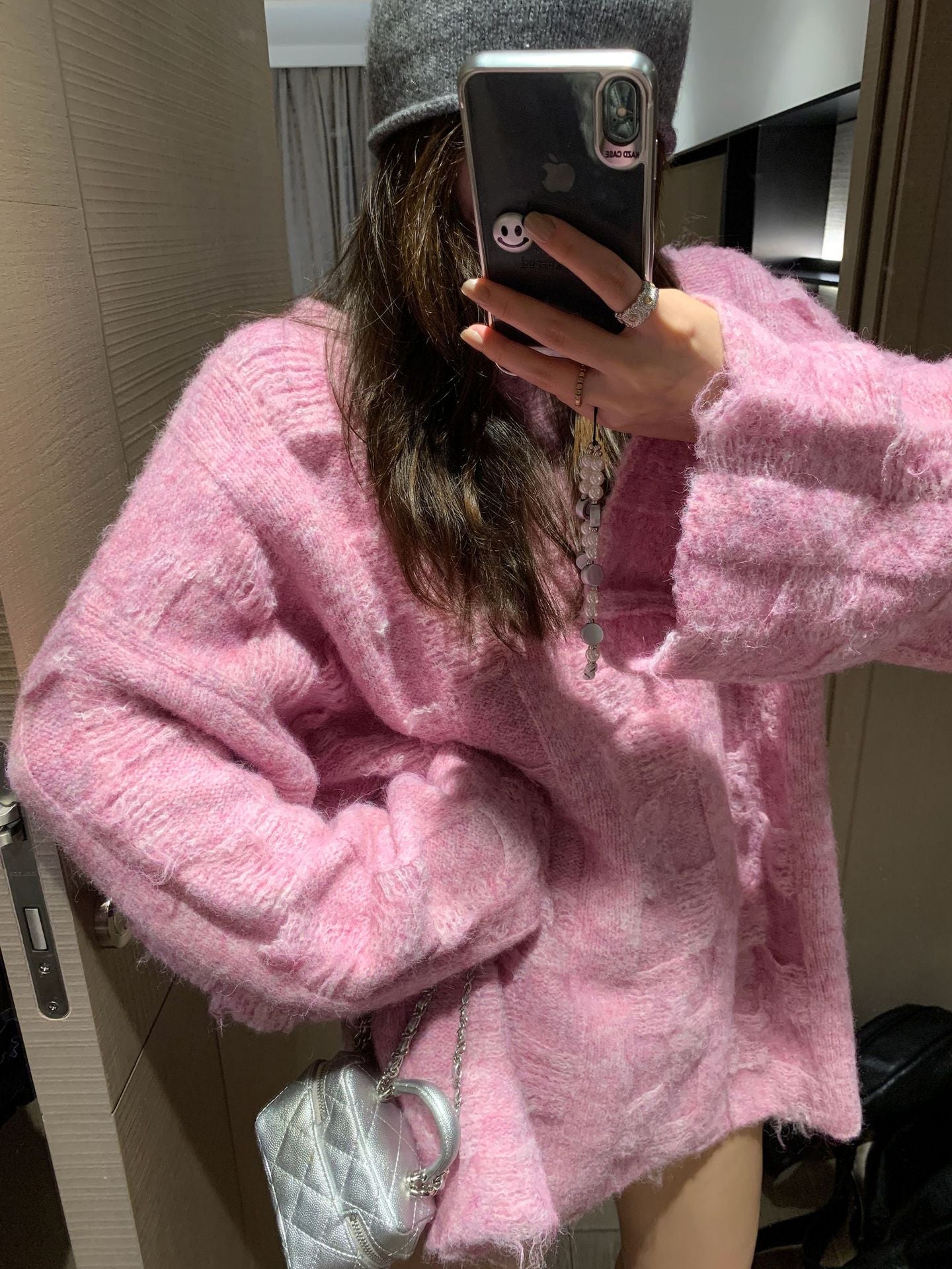 Damen Oversized Strickpullover im lässigen Pullover-Stil Amawinc