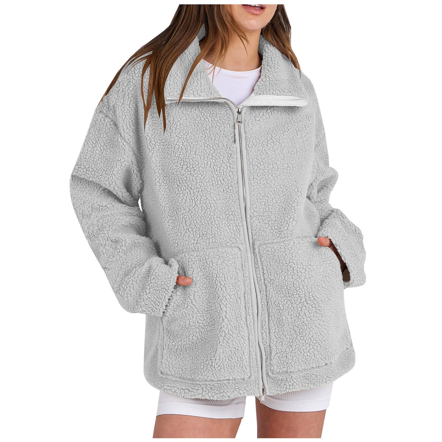 Damen Gemütlicher Fleece-Hoodie Amawinc