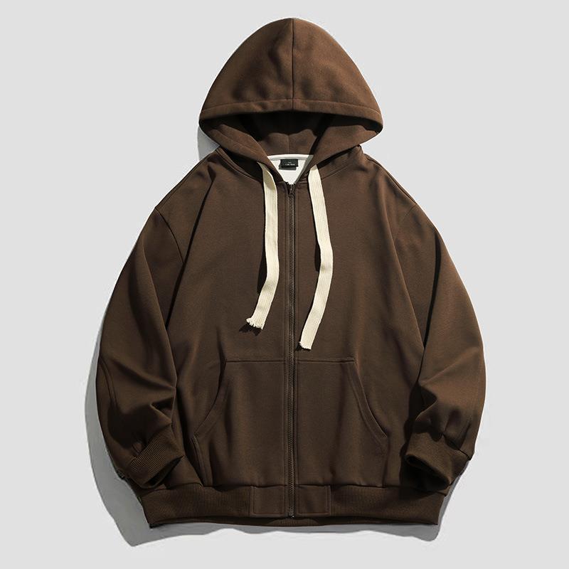 Damen warme Kapuzenjacke mit durchgehendem Reißverschluss und großzügigen Taschen Amawinc