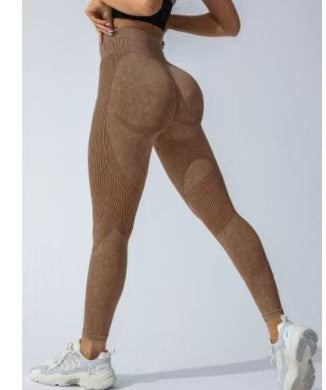 Damen Hochwertige Sportleggings mit hohem Bund Amawinc