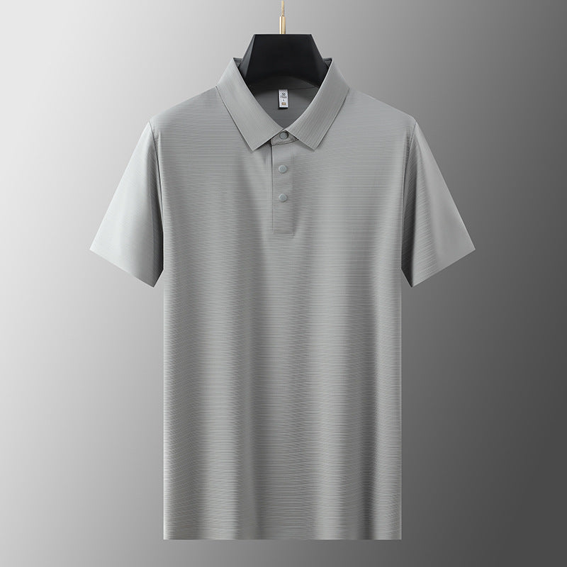Polo Veracruz Ice Silk Coupe Classique Respirant Léger Avec Texture Subtile Et Lavable En Machine
