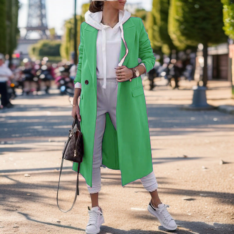 Damen eleganter Longblazer Amawinc