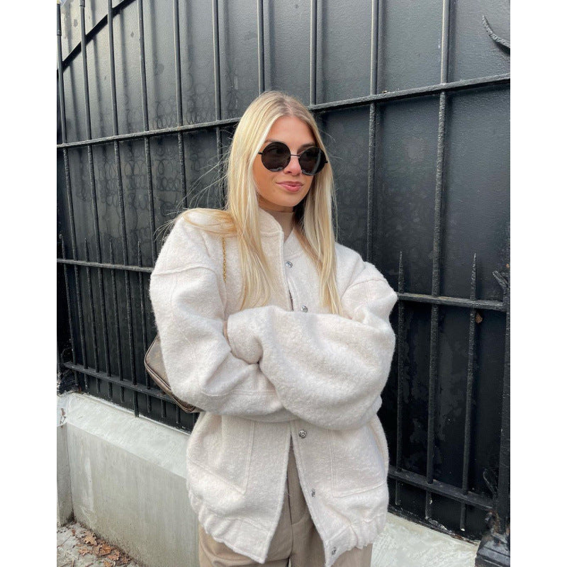 Damen elegante Fleecejacke Amawinc