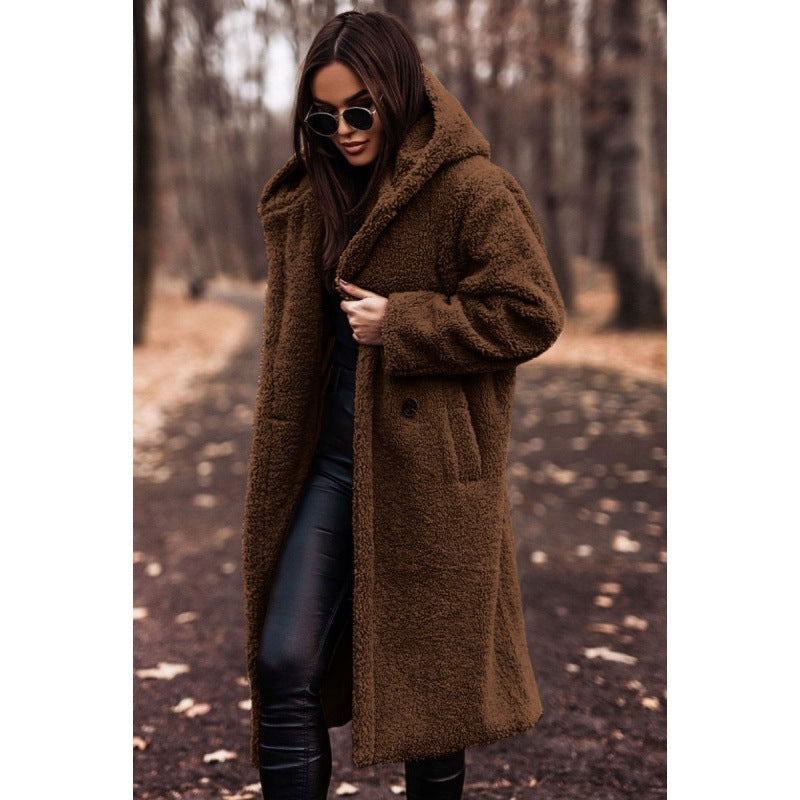 Damen Kuscheliger Oversized-Mantel Amawinc