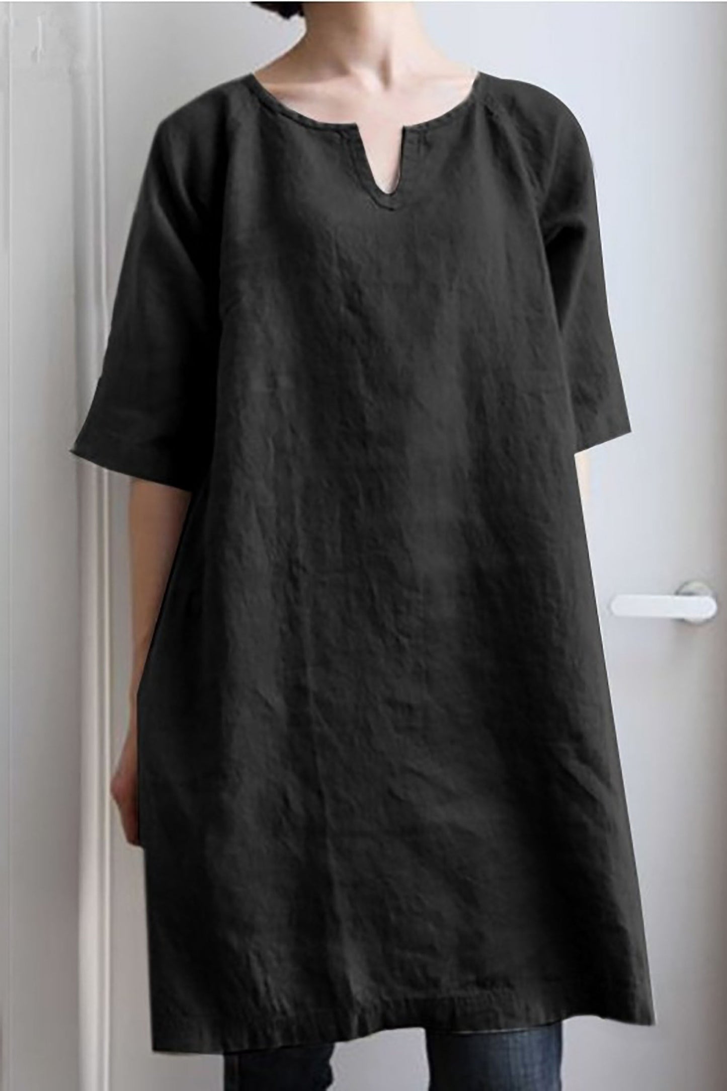 Leichtes Leinenkleid Karina - Tunika
