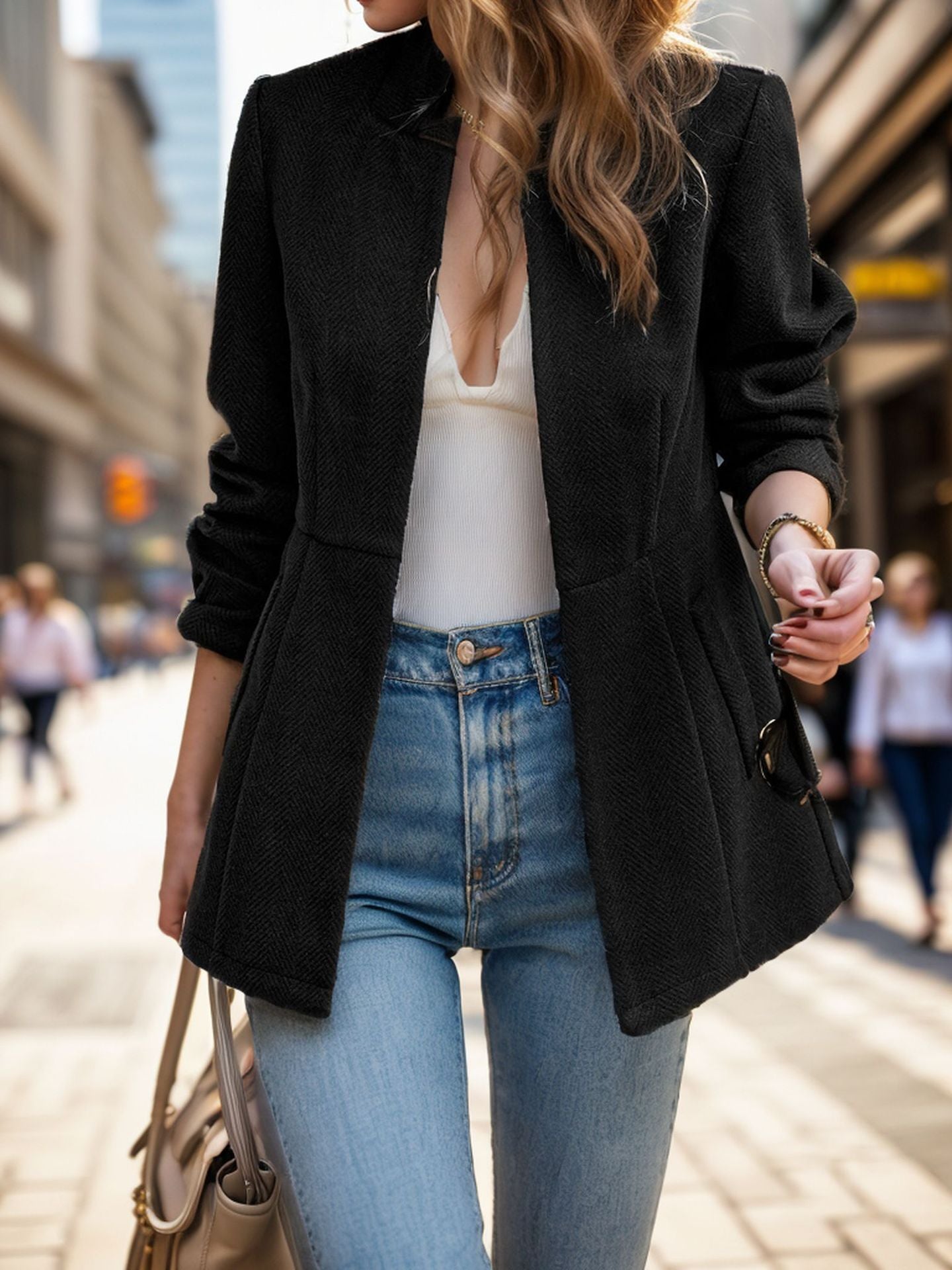 Damen Eleganter und stilvoller Blazer Amawinc