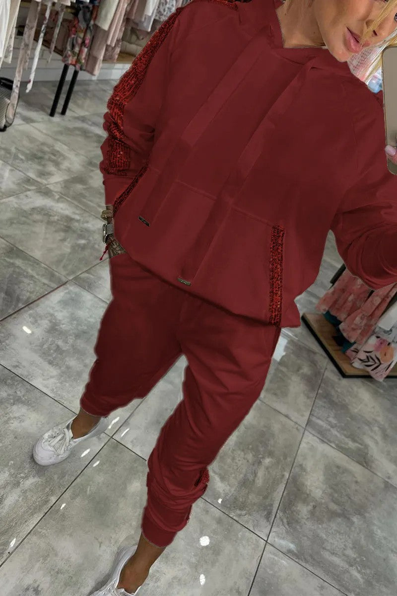 Damen Sportliches Lounge-Set mit modischen Akzenten Amawinc