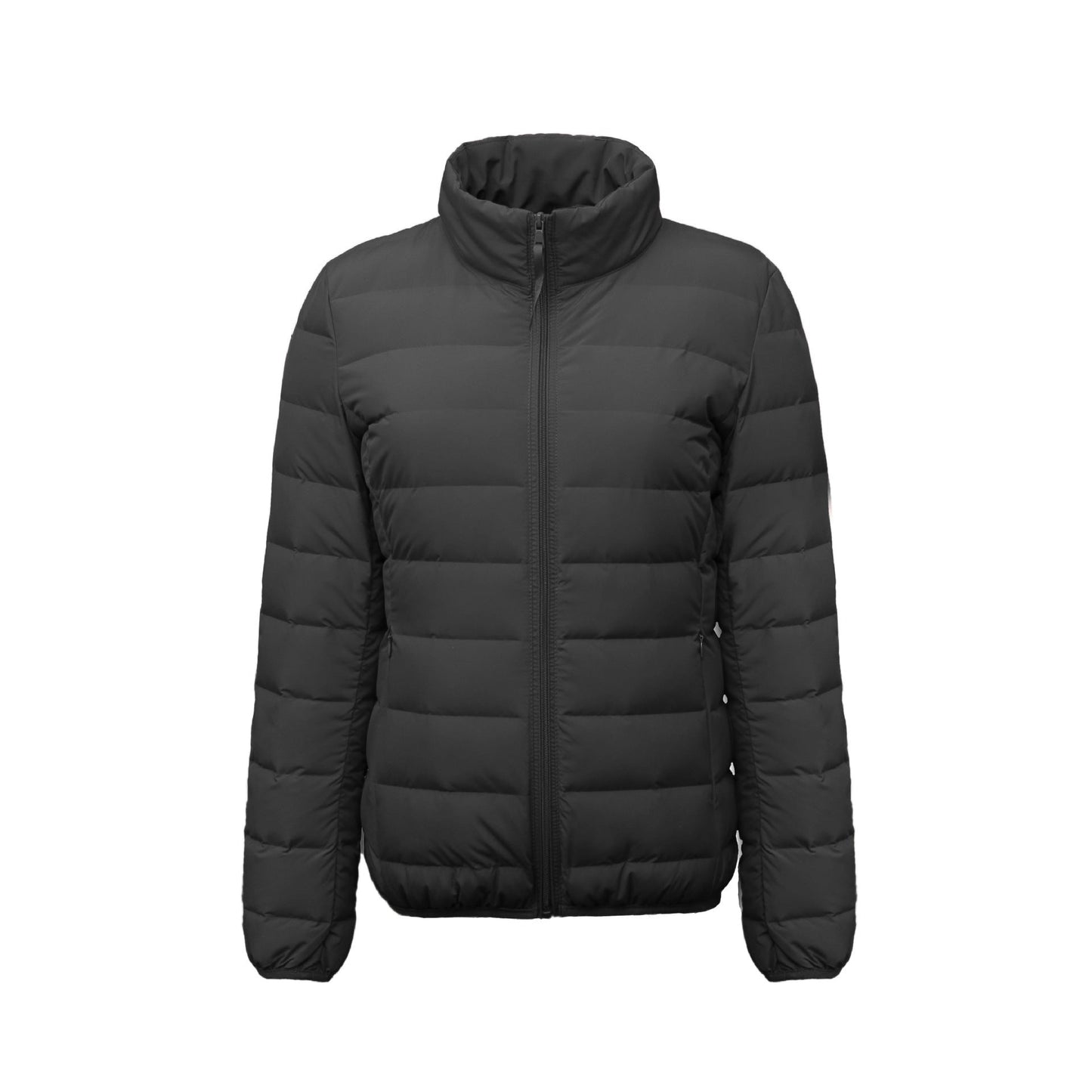 Damen Isolierte Steppjacke mit hohem Kragen und elastischen Bündchen Amawinc
