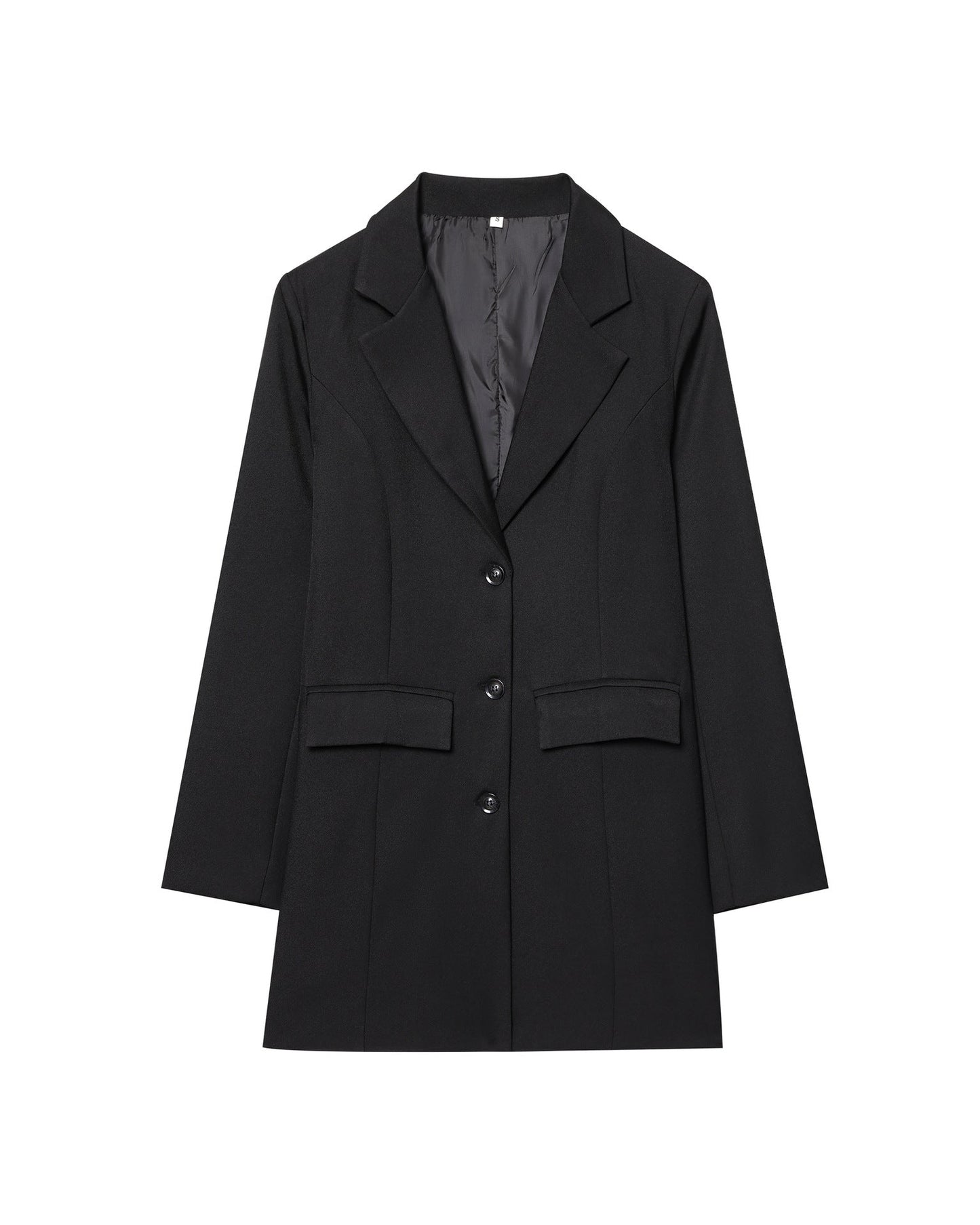 Damen eleganter Blazer mit tailliertem Schnitt Amawinc