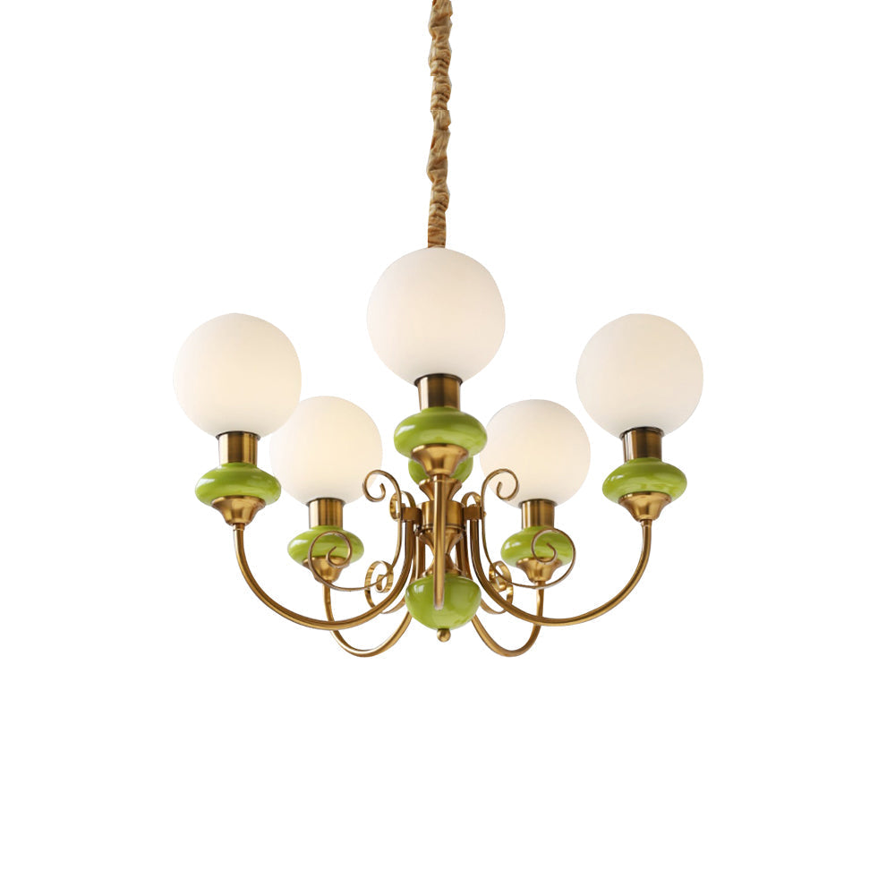 Moderne, kreative Onyx-Kronleuchter