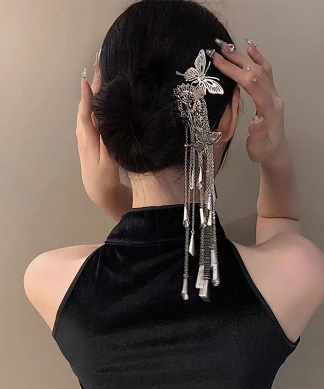 Épingle à cheveux papillon en alliage de soie, design original - Amawinc