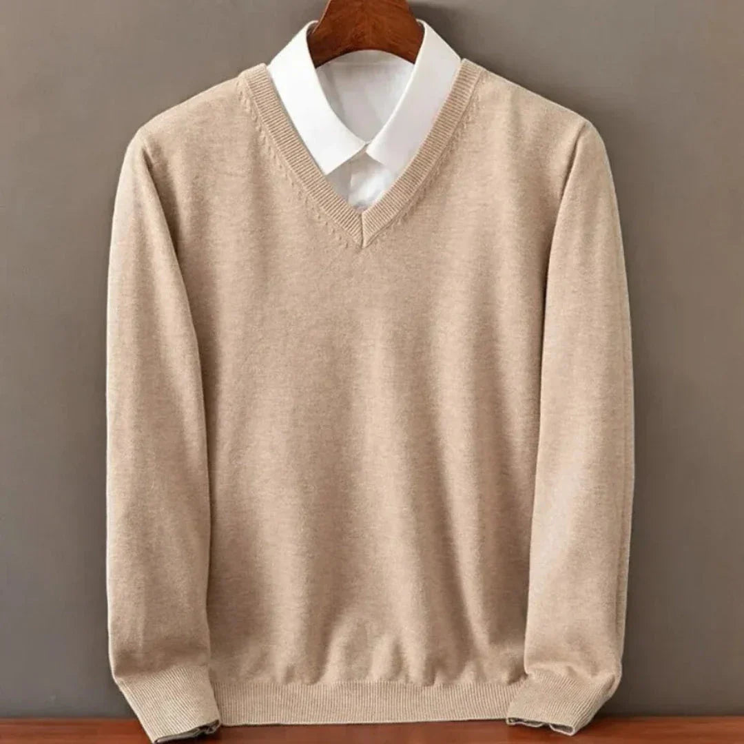 Pull Cachemire Orlando Col en V Luxe Confort Chaleur Élégance pour Homme et Femme